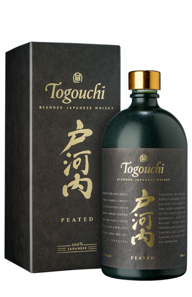 Whisky japonais Togouchi Peated, whisky vieilli en fûts de bourbon